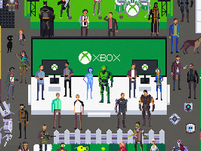 Xbox Gamescom Pixels games com pixel art xbox