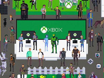 Xbox Gamescom Pixels