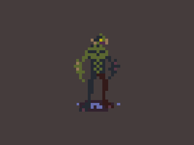 Halloween Countdown #22 creature from the black lagoon halloween pixel art