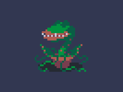 Halloween Countdown #9 halloween little shop of horrors pixel art