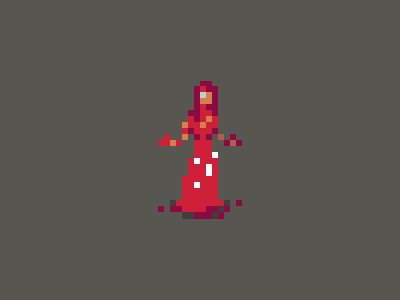 Halloween Countdown #7 carrie halloween pixel art