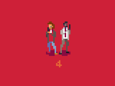 Pixel Advent Calendar #4 advent calendar lethal weapon pixel art