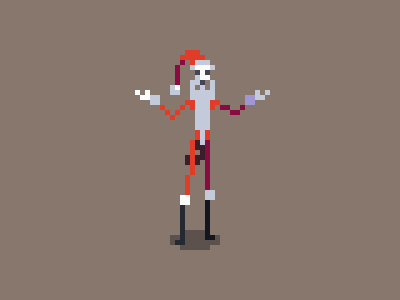 Pixel Advent Calendar #12 advent calendar pixel art the nightmare before christmas
