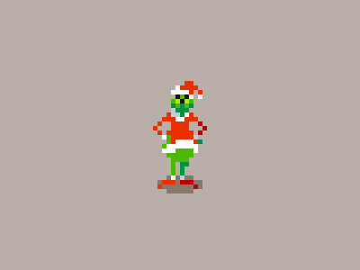 Pixel Advent Calendar #15 advent calendar pixel art the grinch