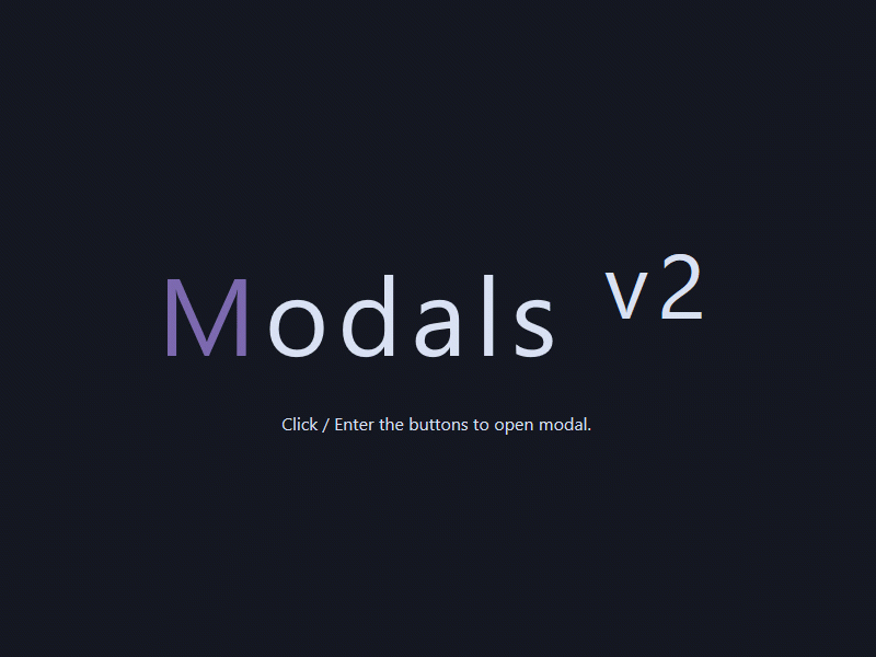 Modals v2 design modal modals user interface (ui) web