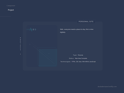Project css design html personal site project showcase ui user experience (ux) user interface (ui) ux web