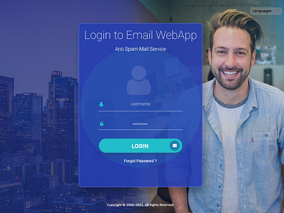 login page