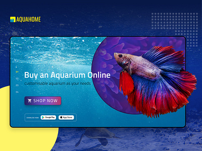 Aquarium Banner... Ultraviolet!!! banner design design web desgin
