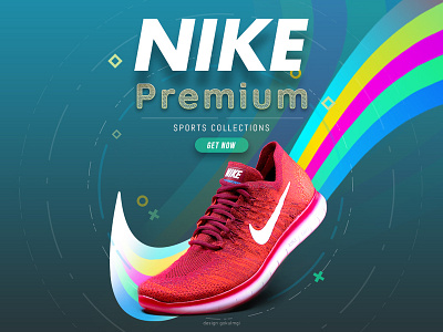Nike Shoes Banner banner design graphic design