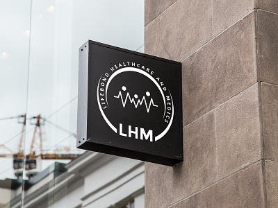 LHM Branding 2d branding clinic design family graphic design health healthcare icon illustration lifeline logo medical pharmaceutical vector