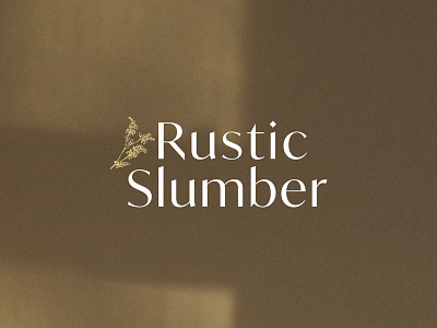Rustic Slumber - Logo buckwheat logo nature plants shadow vector