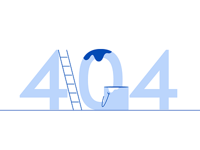 PaintScout - 404 Error Illustration