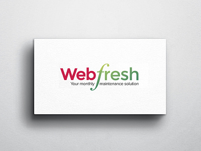 Web Fresh Branding branding color logo