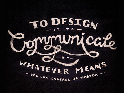 To Design