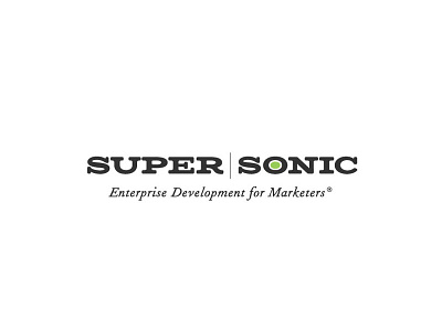 Supersonic Logo Idea branding logo