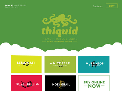Thiquid Branding branding eliquid logo vaping