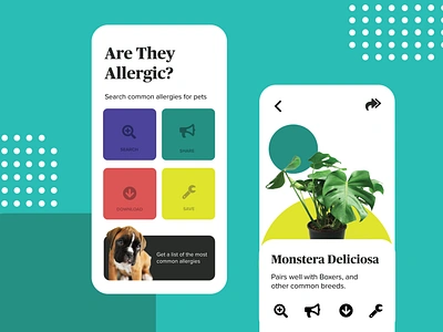 Monstera Deliciosa app app design