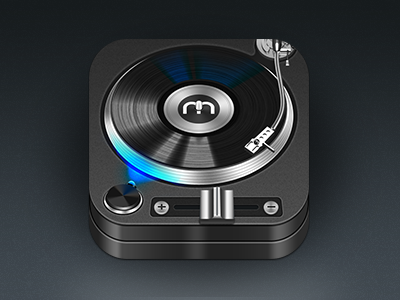 Mixr Turntable Icon app dj ipad turntable vinyl