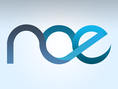 Noe Rebound blue logo vector