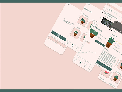 Botanicus 🌿 animation design interaction logo ui user experience user interface design userinterface ux uxdesign