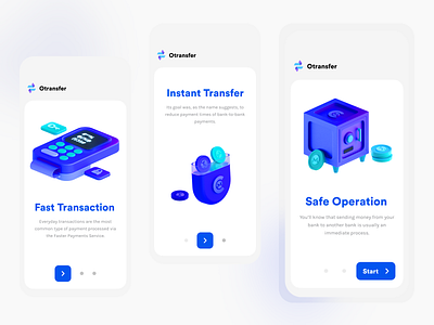 On Boarding / Cash App UI design