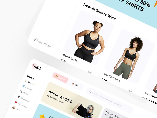 👗 Fashion | Clothing e-commerce Dashboard by Mostafa Esmaeili for ...