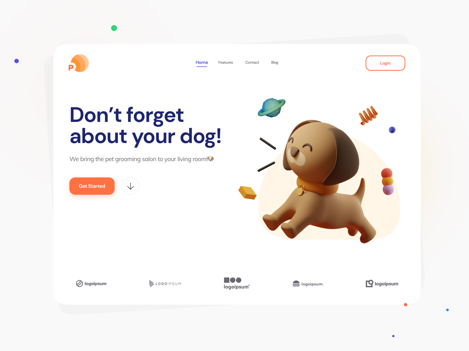 🐶 Pet-Planet Clinic Landing Page by Mostafa Esmaeili for Paradigm ...