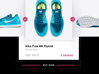 E-Commerce Component blue button component dailyui e commerce ecommerce pink shoes slider