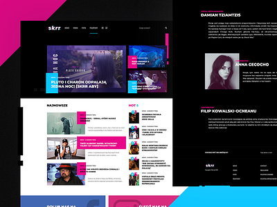 Branding and Design for a lifestyle media outlet Skrr.pl blog lifestyle lifestyle brand media music news rap skrr