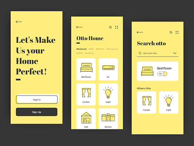 Otto Home App UI/UX Interaction Design