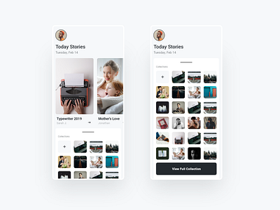 Story App UI Design