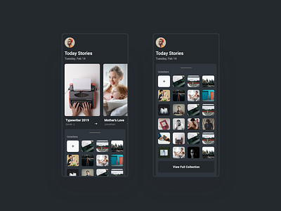 Story App UI Design