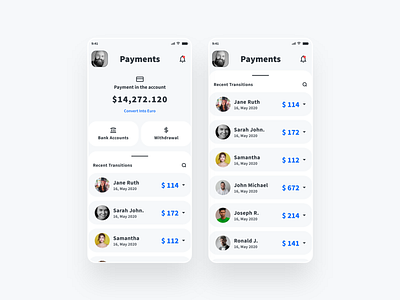 PaymentApp UI Design