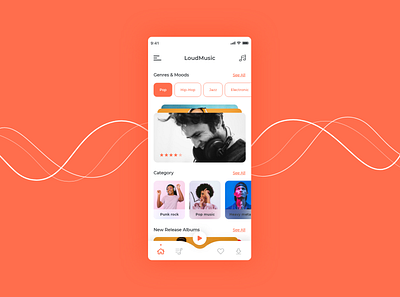 LoudMusic Ui Kit (iOS/Dashboard) (Figma/XD) kit kit8 minimal music music app music art music player musician podcast podcast art podcasting podcasts ui ux ui8 ui8net uidesign uikit uikits uxdesign