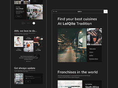 UX/UI Website Design (Cafe/Restaurant)