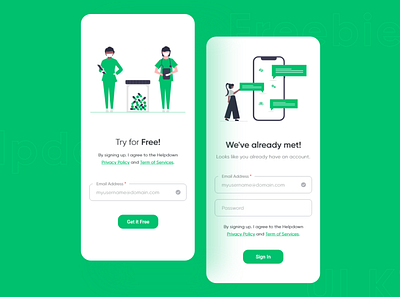 Freebie UI Kit (HelpDown) 2020 trend 2021 trend adobe app creative design design free freebie freebies medical medical app minimal minimalism minimalist minimalistic typography ui ux ui ux design ux web