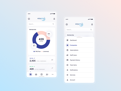 Mobile App - Dashboard - UX/UI Design agency app application blockchain branding dashboard mobile mobile app portfolio saas startup trend ui app userexperience userinterface uxui web application web3