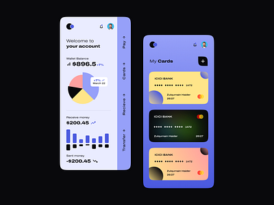 Freebie - Mobile Banking App UI kit