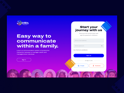 Web Application UI UX Design - Lora