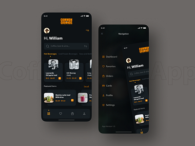 Coffee Order App - UI/UX Designs