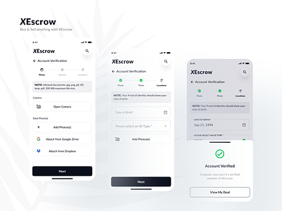Account Verification UI UX Design