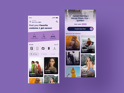 Dashboard & Company Detail Page UI UX Design - Howtodress app design