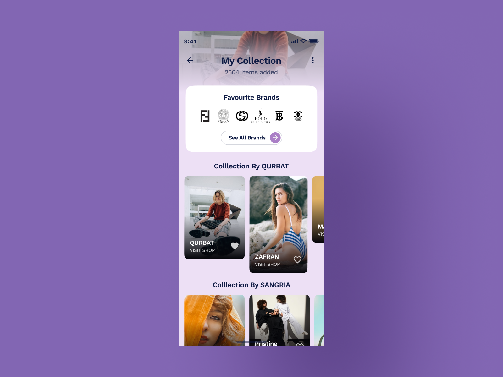 My Collection Page UI UX Design - howtodress by Zulqurnain Haider on ...