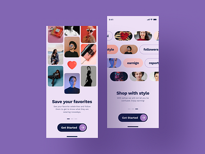 Onboarding Page Mobile UI UX Design - howtodress