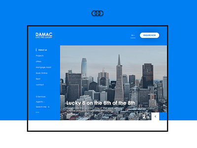 Damac Properties UI Design