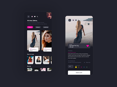 Shopping App (Spirit) UX/UI Design