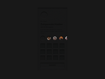 UI Soft Elements Black Depth