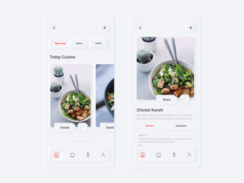 Skeuomorphic / Neumorphism 2020 Design by Zulqurnain Haider