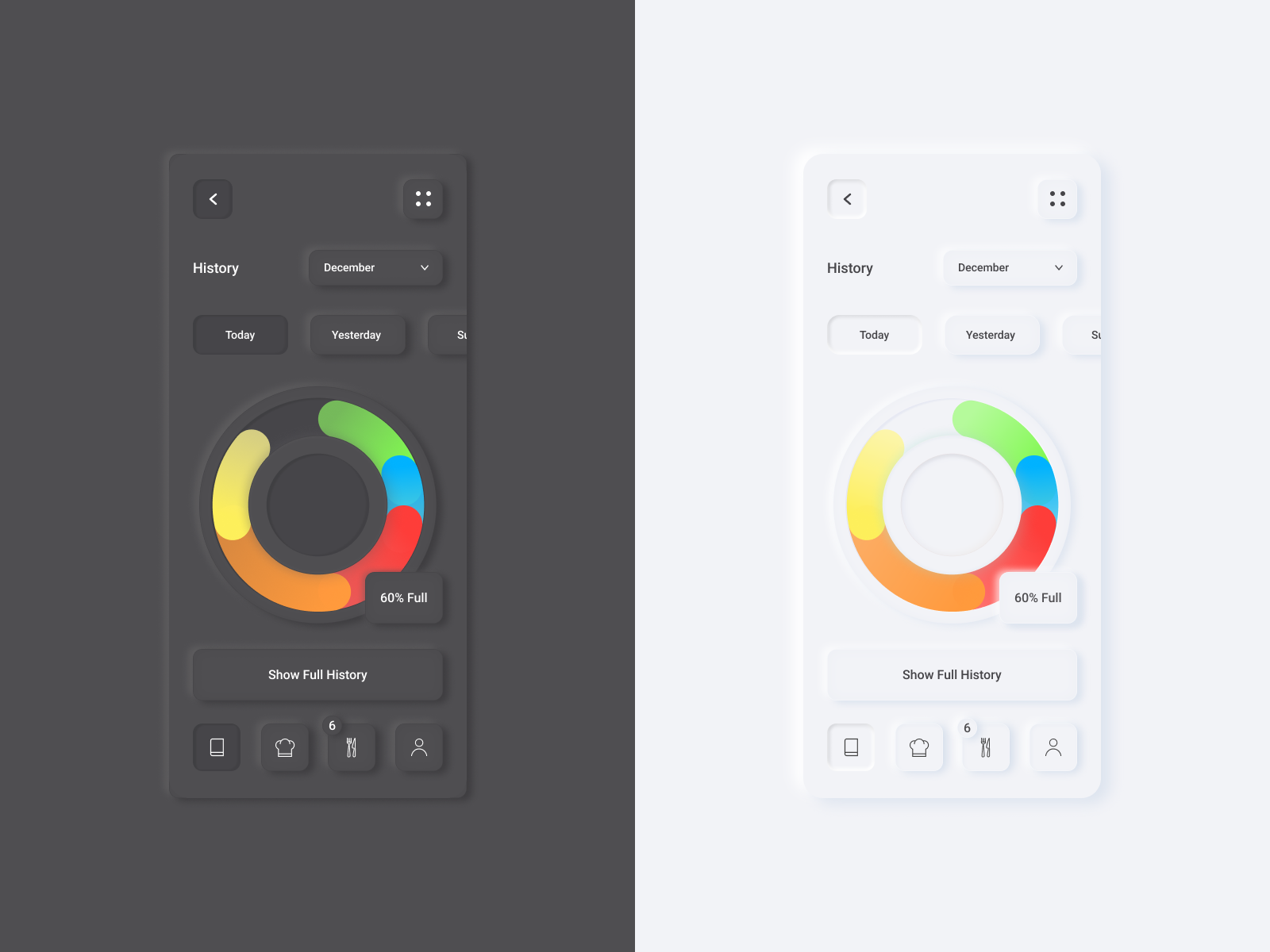 Skeuomorphic History App UX/UI Design by Zulqurnain Haider on Dribbble