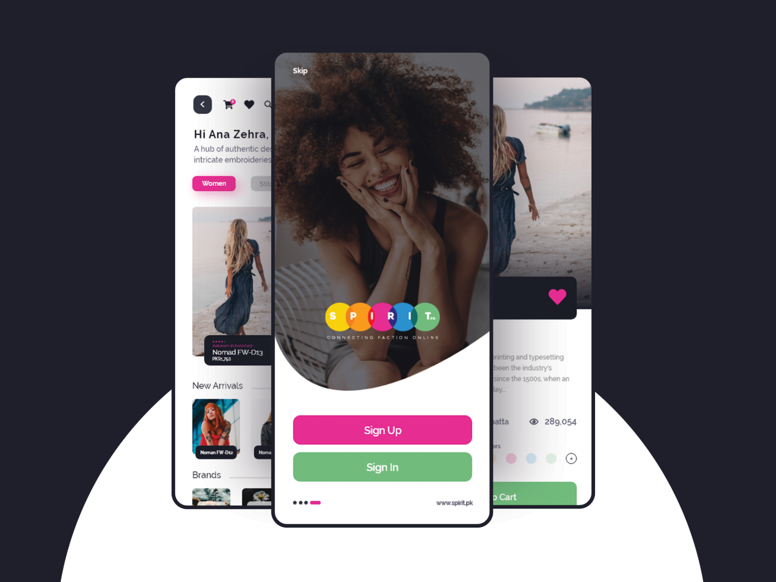 Shopping App (spirit.pk) UX/UI Interaction Design by Zulqurnain Haider ...